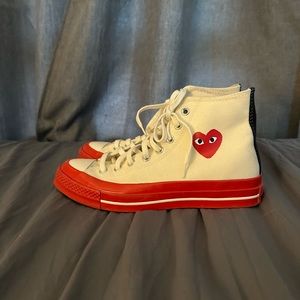 Converse X Play Comme De Garçon White & Red